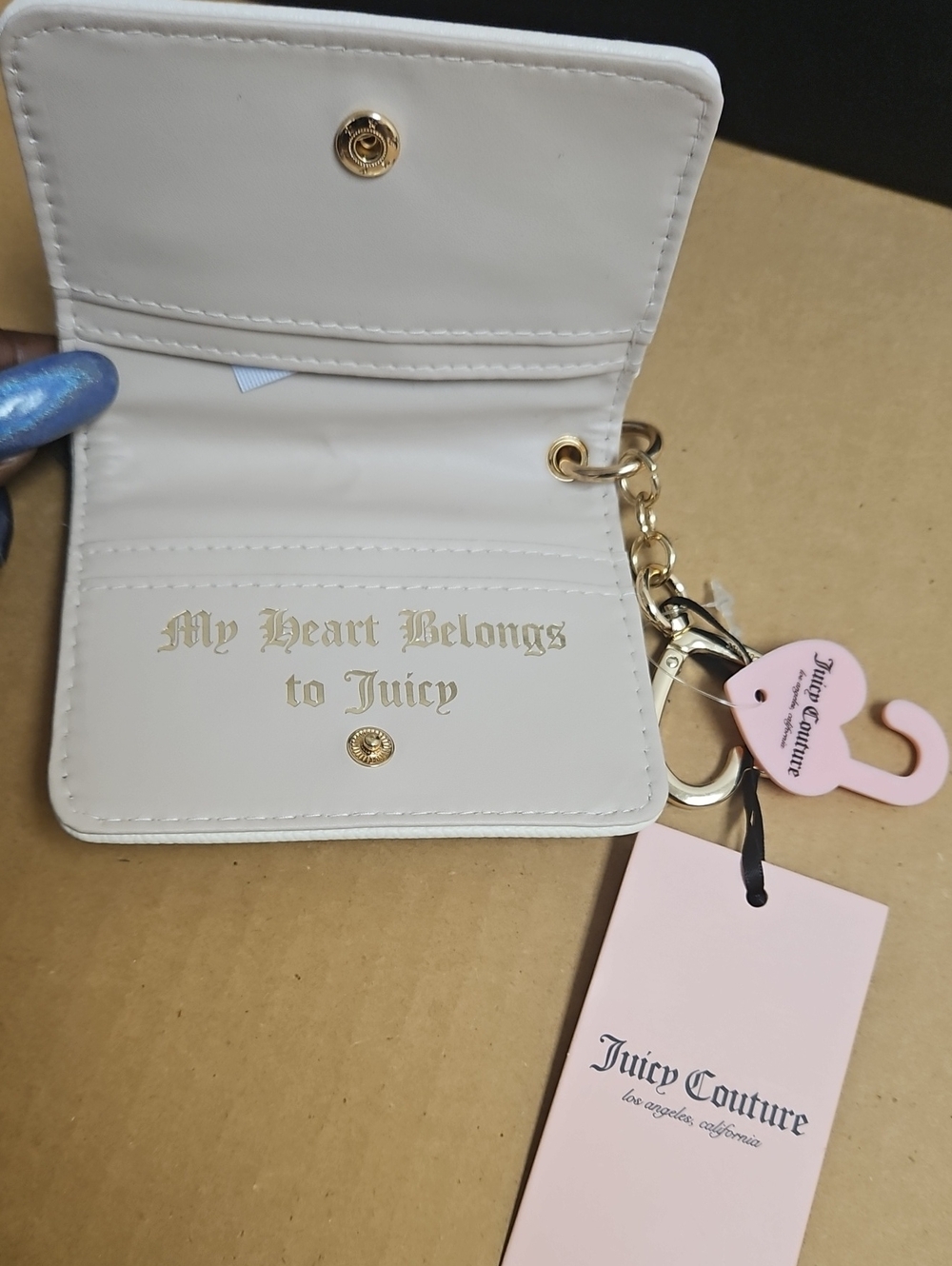 NWT! Juicy Couture " Turn On The CHARM" Card Holder /Key Case - Picture 4 of 6